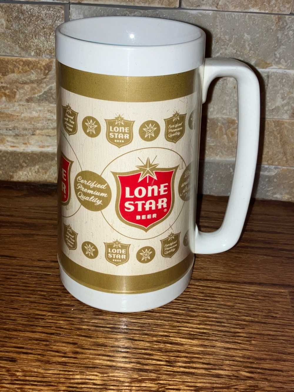 Vintage Lone Star Plastic Beer Stein